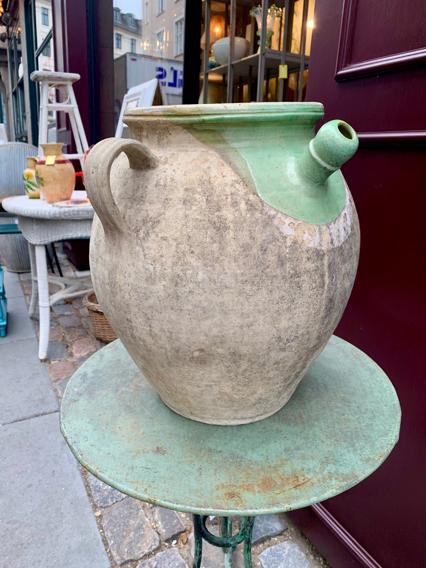 Antique Olive Oil Jar