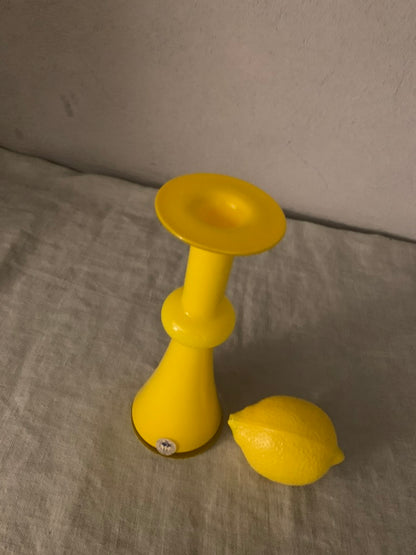 Vintage Yellow Holmegaard "Carnaby" Vase