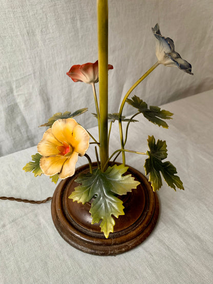 French 1930's Flower Lamp