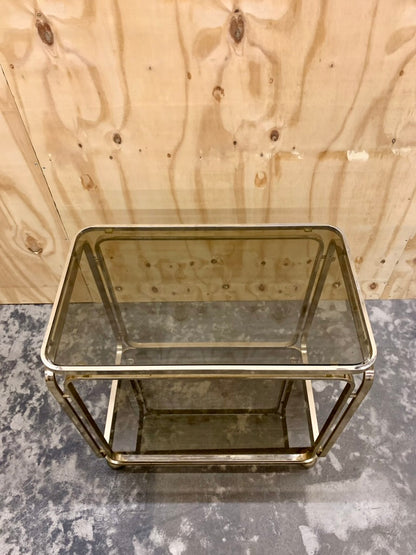 Vintage Golden Bar Trolley by Italian Allegri, 1960s