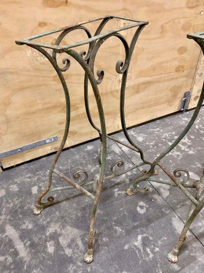 Pair of Arras Table Bases - Wrought Iron