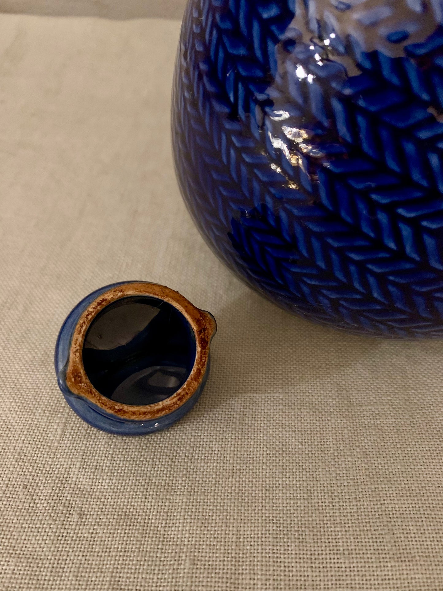 Rørstrand "Blå Eld" Tea Pot