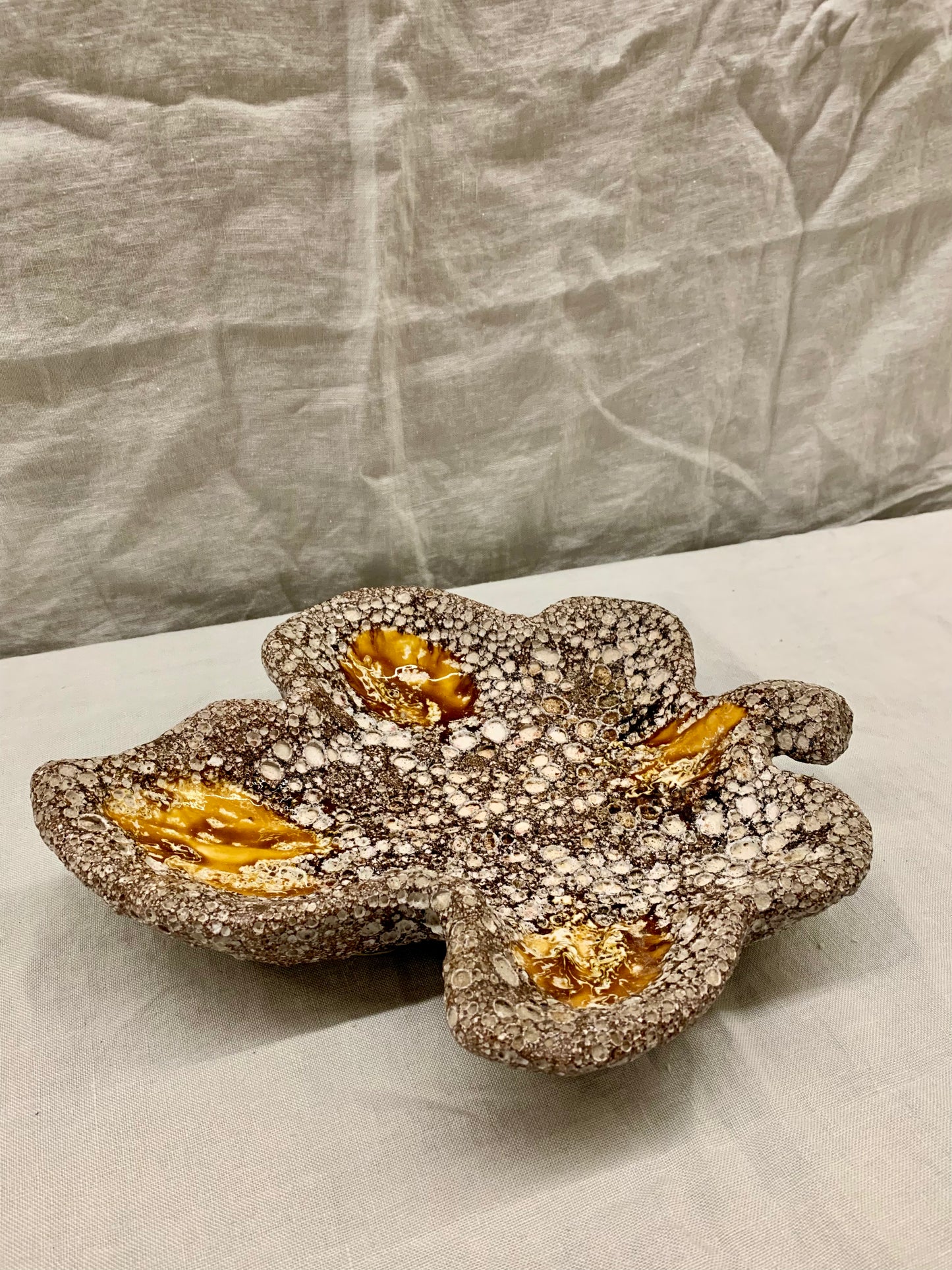 French 1960's Leaf Shaped Dish