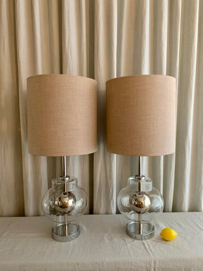 Pair of Vintage Space Age Table Lamps