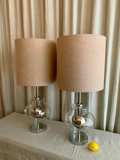 Pair of Vintage Space Age Table Lamps