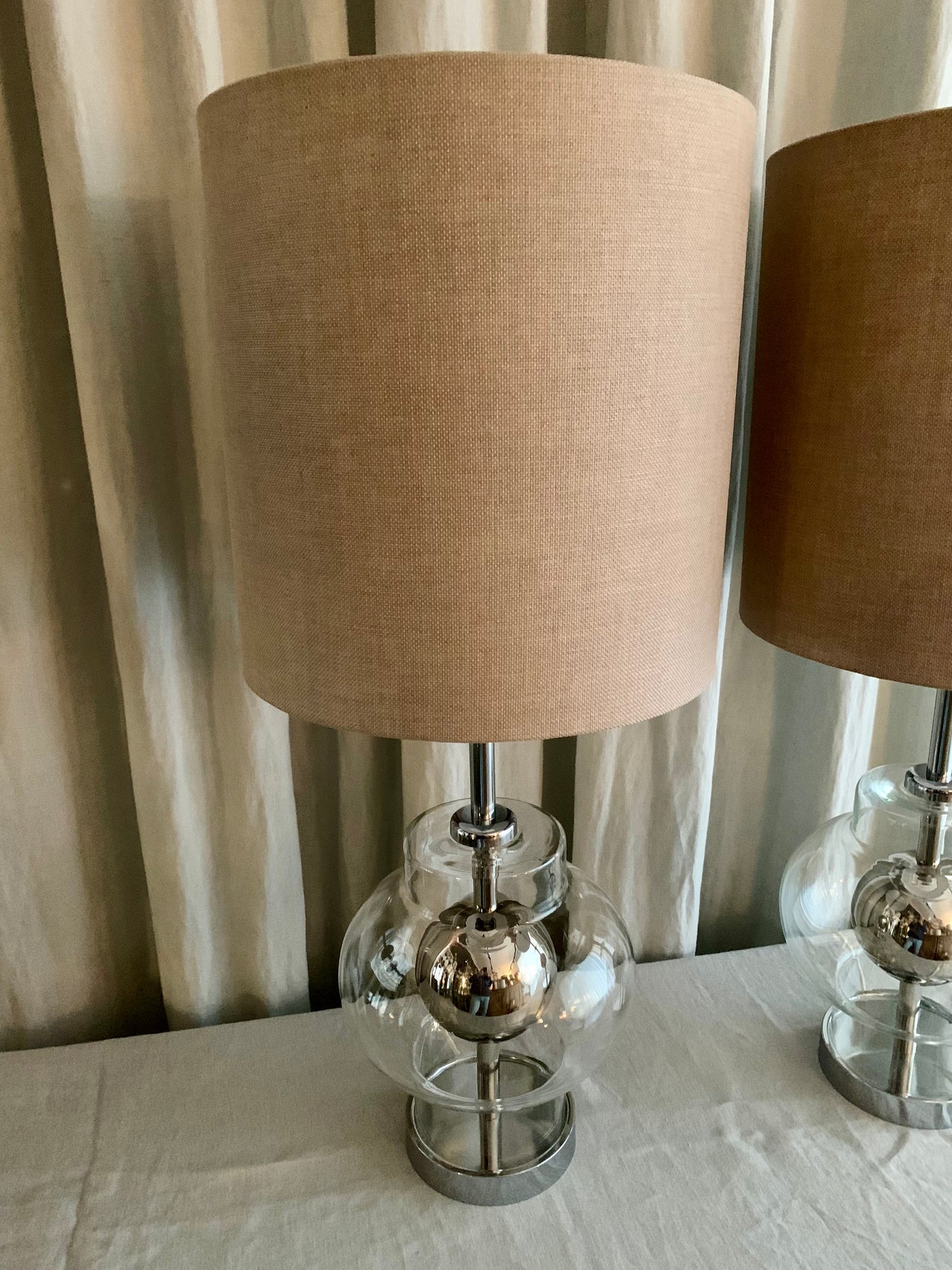 Pair of Vintage Space Age Table Lamps