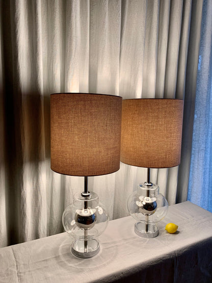 Pair of Vintage Space Age Table Lamps