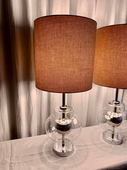Pair of Vintage Space Age Table Lamps