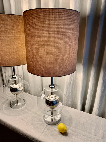 Pair of Vintage Space Age Table Lamps