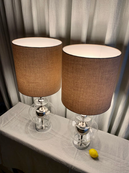 Pair of Vintage Space Age Table Lamps