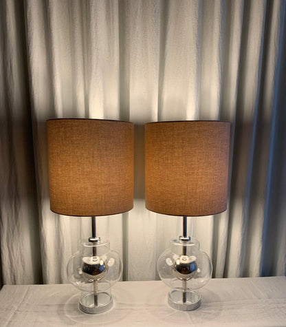 Pair of Vintage Space Age Table Lamps