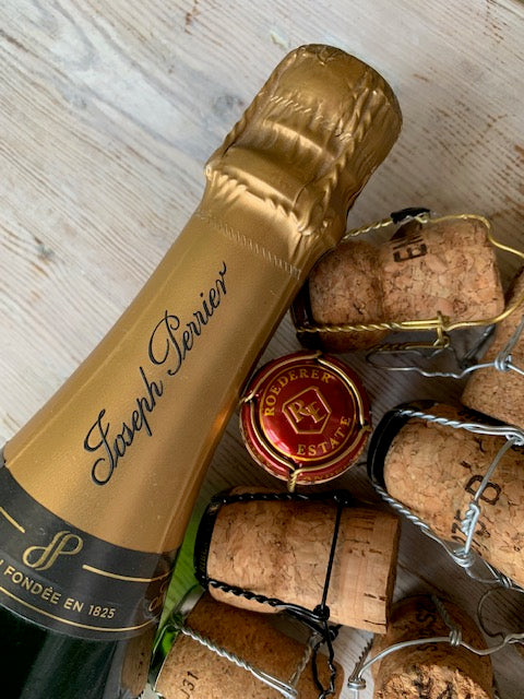 Vintage Display Champagne Bottle