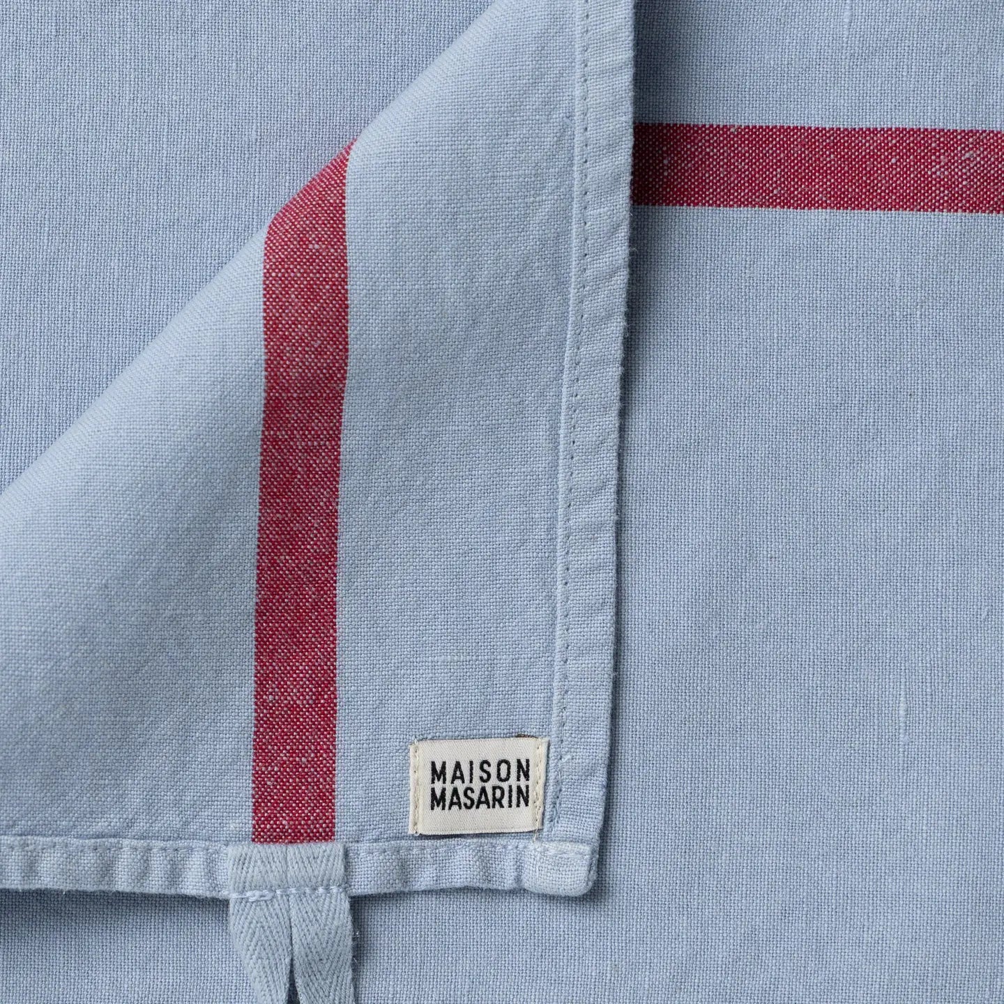 Tea Towel: Horizon / Red stripe
