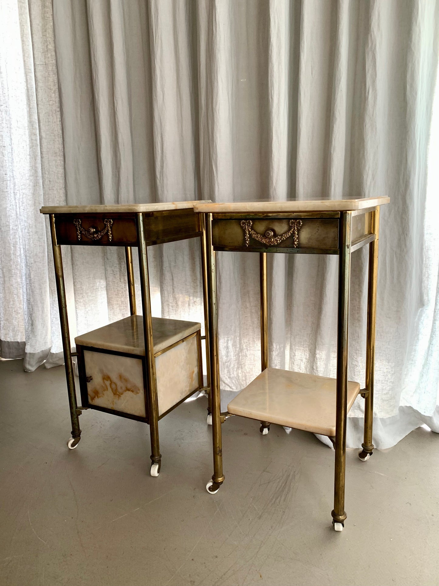 Pair of bed side tables